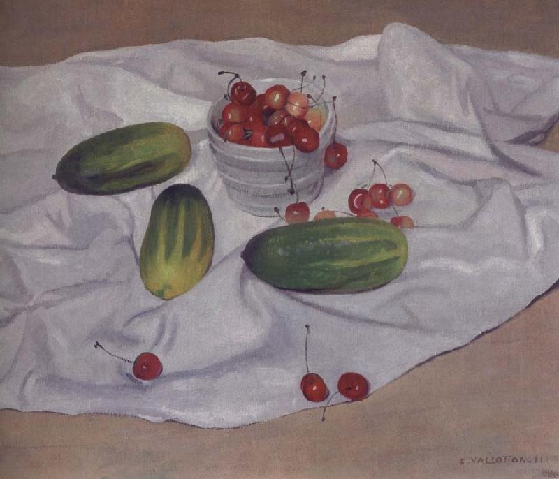 Felix Vallotton Still life with Cucumbers